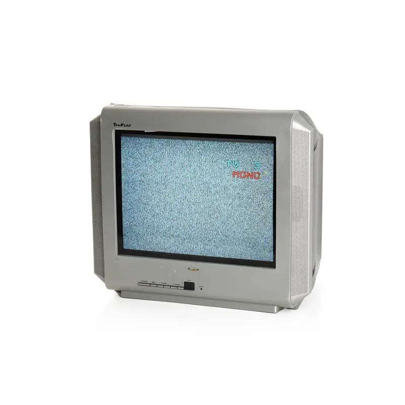 1990S Truflat Crt Television – Flat-Screen Style 1