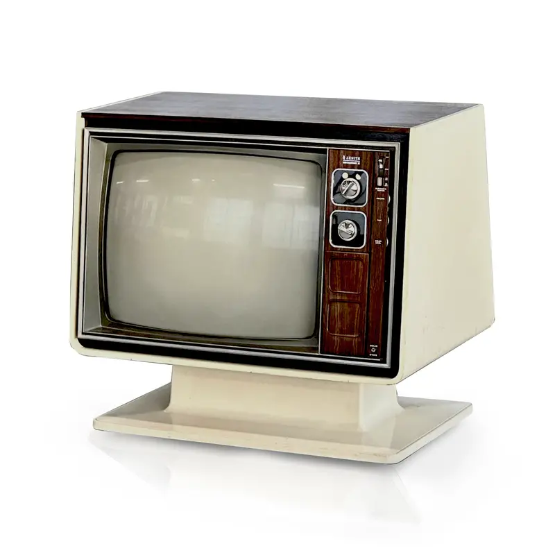 Cream-Finished Wooden Zenith Floor Tv Console 1