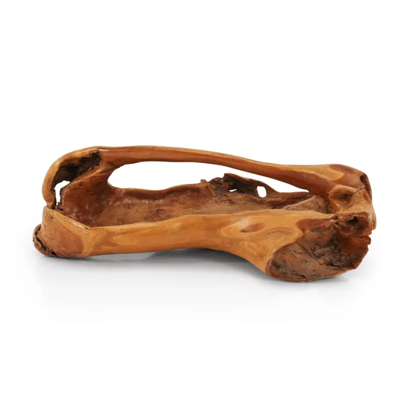 Driftwood-Finish Sculptural Accent Piece 1