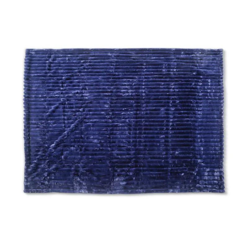 Soft Blue Fleece Cozy Throw Blanket 1